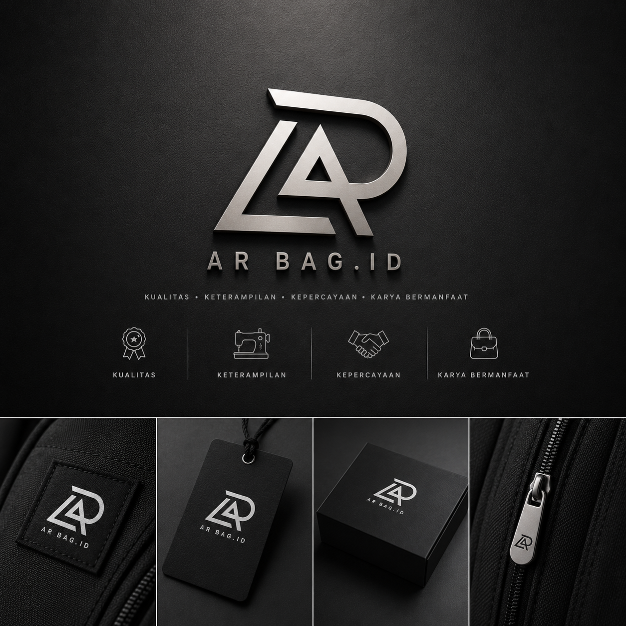 Logo ARbag Production — produsen tas custom dan handbag berkualitas dari Garut